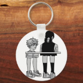 Onder Ons Denji & Asa Sleutelhanger (Voorkant)