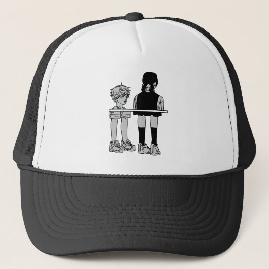 Onder ons Denji & Asa Trucker Pet (Voorkant)
