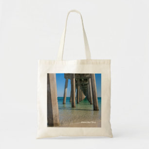 Onder Pensacola Beach Pier herbruikbare Canvas tas