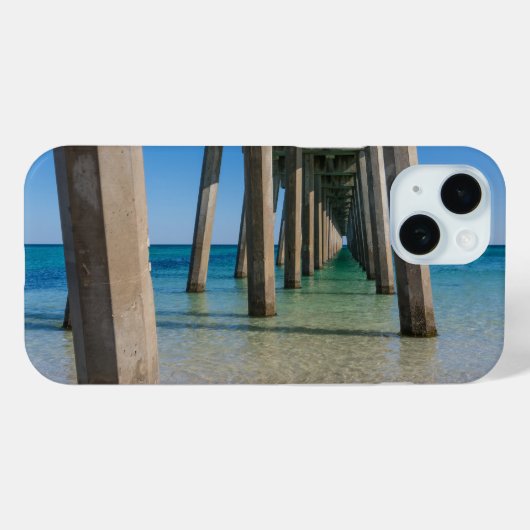 Onder Pensacola Beach Pier iPhone Case (Achterkant (horizontaal))