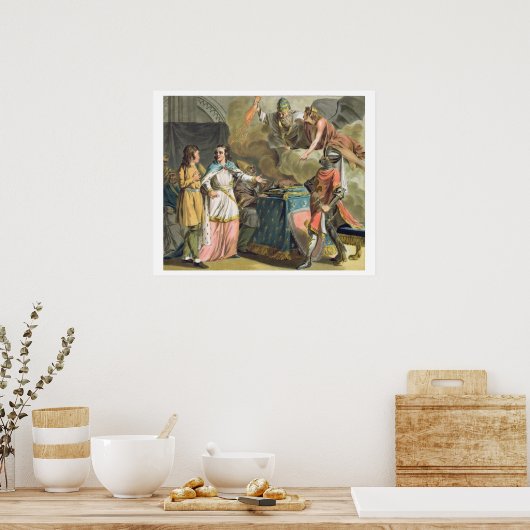 Onder Philippe le Bel (1268-1312) staat Stropdas Poster (Keuken)