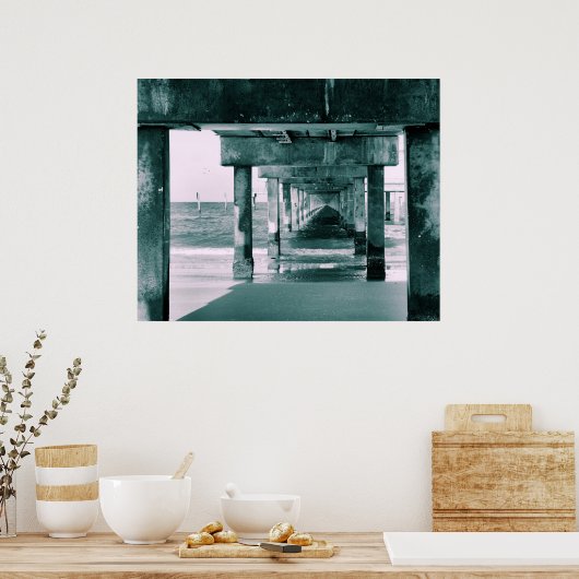 Onder pier 60 poster (Keuken)