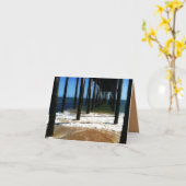Onder Pier Ocean Kaart (Gele Bloem)