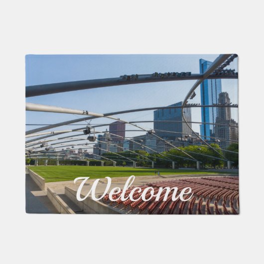 Onder Pritzker Paviljoen Welkom Deurmat (Voorkant)