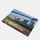 Onder Pritzker Paviljoen Welkom Deurmat (Schuin)