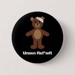 Onder RePaiR Teddy Bear badge / button