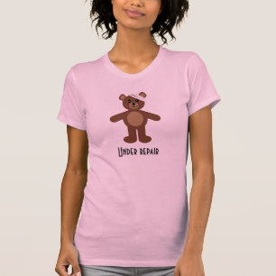 Onder reparatie, teddybeer t-shirt