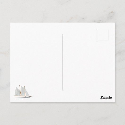 Onder Sail Briefkaart (Achterkant)