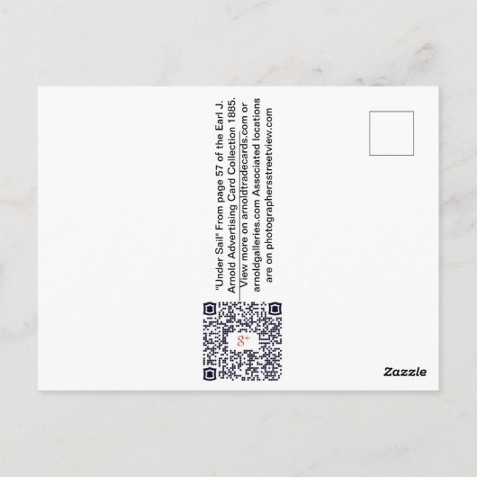 Onder Sail Briefkaart (Achterkant)