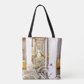 Onder Scripps Pier Tote Bag (Achterkant)