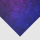 Onder sterren in de blauwe en Paarse as Tissuepapier (Detail)