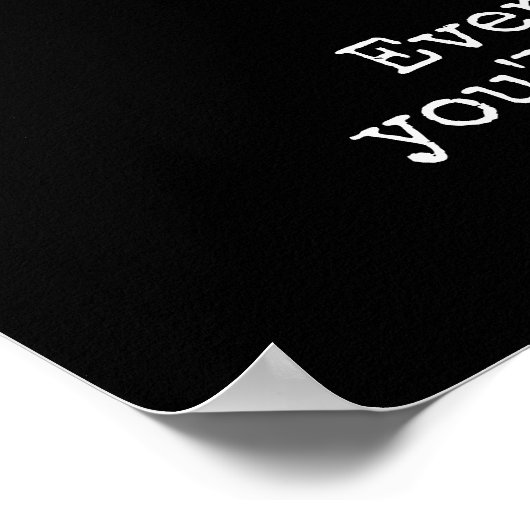 Onder sterren - Poster Citaat - druk (Hoek)