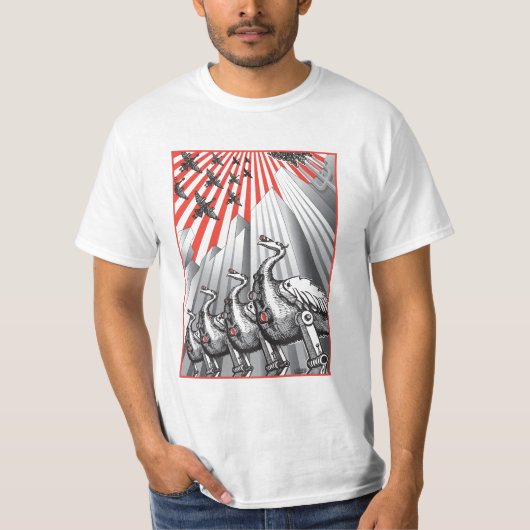 Onder Surveillance White T-Shirt (Voorkant)