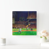 Onder The Lights door John Falter Vierkante Klok (Huis)