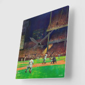 Onder The Lights door John Falter Vierkante Klok (Hoek)