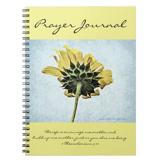 Onder The Sunflower Prayer Journal Notitieboek (Voorkant)