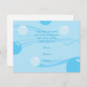 Onder uitnodiging van de Pool Water Bubbles (Voorkant / Achterkant)