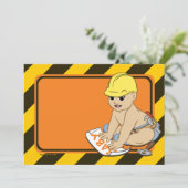 Onder Uitnodigingen om een baby te bouwen (Staand voorkant)