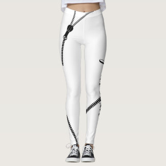 Onder uw huid Inc. Zipper Pants Leggings