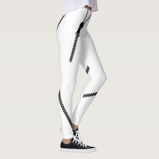Onder uw huid Inc. Zipper Pants Leggings (Rechts)