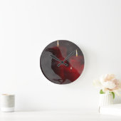 "Onder Uw rug in het rood Ronde Klok (Huis)