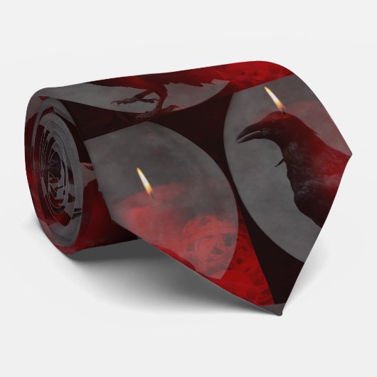 Onder Uw Spel in Rood Stropdas (Opgerold)