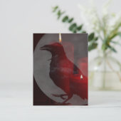 "Onder Uw Spell in Rood" Briefkaart (Staand voorkant)