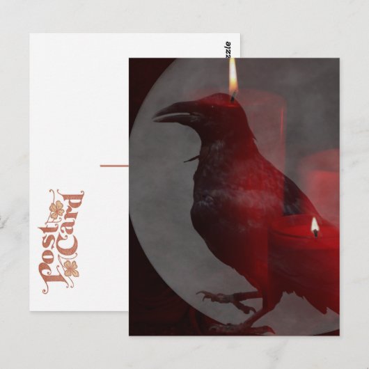 "Onder Uw Spell in Rood" Briefkaart (Voorkant / Achterkant)