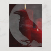 "Onder Uw Spell in Rood" Briefkaart (Voorkant)