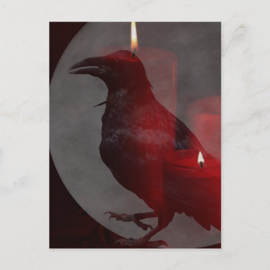 "Onder Uw Spell in Rood" Briefkaart (Voorkant)