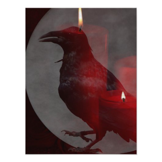 "Onder Uw Spell in Rood" Foto Afdruk (Voorkant)