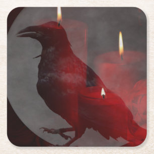 "Onder Uw Spell in Rood" Kartonnen Onderzetters