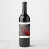 "Onder Uw Spell in Rood" Wijn Etiket (Voorkant)