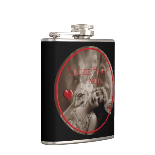 Onder Uw  Valentijn Spell Heupfles (Rechts)