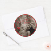 Onder Uw Valentijn Spell Ronde Sticker (Envelop)