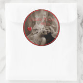 Onder Uw Valentijn Spell Ronde Sticker (Tas)