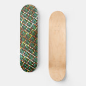 Onder vuil en roest grille persoonlijk skateboard (Voorkant)