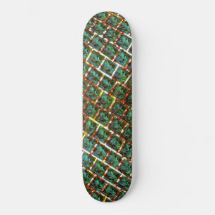 Onder vuil en roest grille persoonlijk skateboard