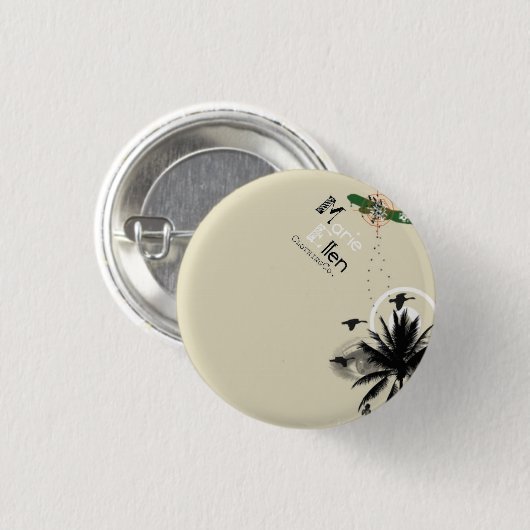 onder vuur ronde button 3,2 cm (Voorkant /achterkant)