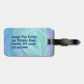 Onder water bagagelabel (Achterkant horizontaal)