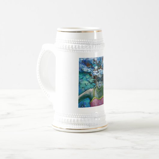 Onder water bierpul (Voorkant links)