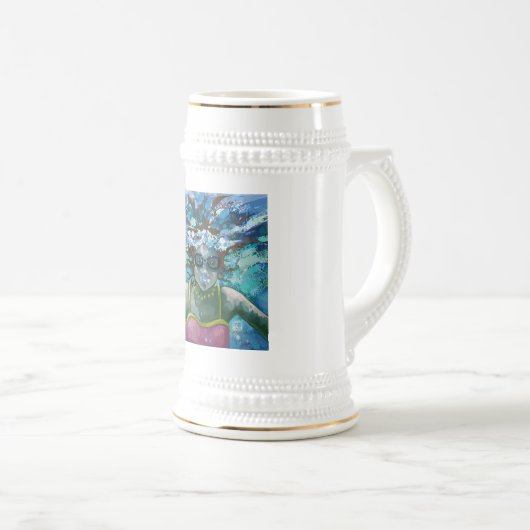 Onder water bierpul (Voorkant rechts)