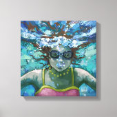 Onder water canvas afdruk (Voorkant)