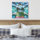 Onder water canvas afdruk (Insitu (Slaapkamer))