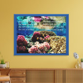 Onder water canvas afdruk (Insitu (Woonkamer))