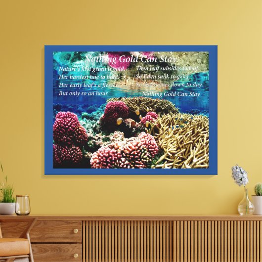 Onder water canvas afdruk (Insitu (Woonkamer))