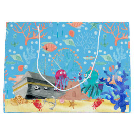 Onder Water Diepe Kwallen Octopus Zandkasteel Groot Cadeauzakje