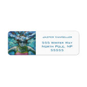 Onder water etiket (Voorkant)