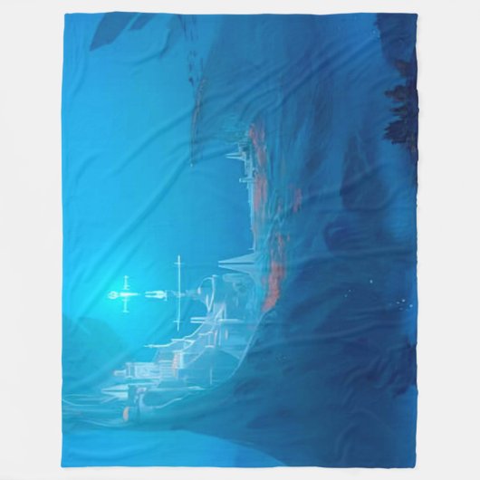 ONDER WATER FLEECE DEKEN (Voorkant)