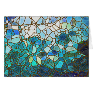Onder water gekleurd glas